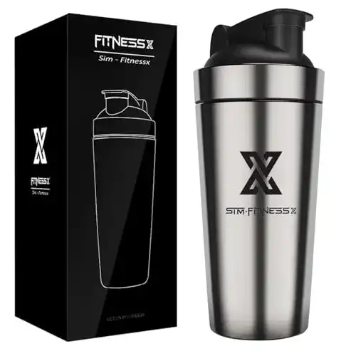 Edelstahl-Shaker 700ml für Sport und Fitness