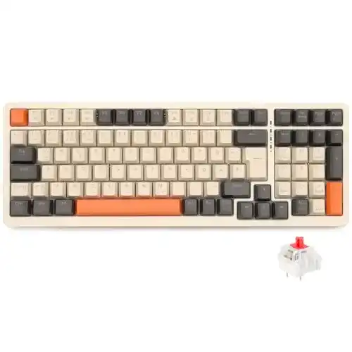 Kabellose Mechanische Gaming Tastatur Rii mit Bluetooth und RGB