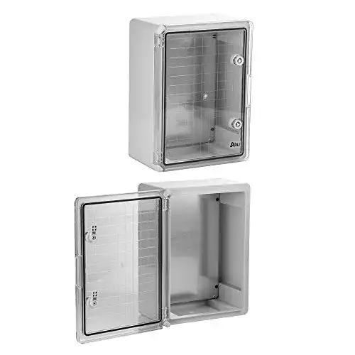 Schaltschrank Arli 300 x 400 x 165 mm mit Sichttür und IP65-Schutz