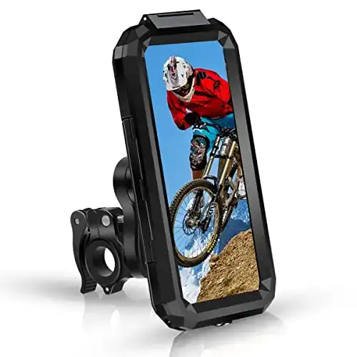 Wasserdichte Handyhalterung für Fahrrad und Motorrad von Reetee