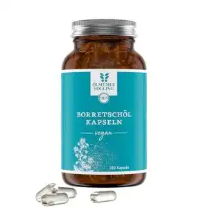 Borretschöl Kapseln BIO 180 von Ölmühle Solling