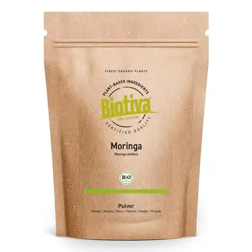 Moringa Pulver Biotiva Bio 250g – Meerrettichbaum – vegan –