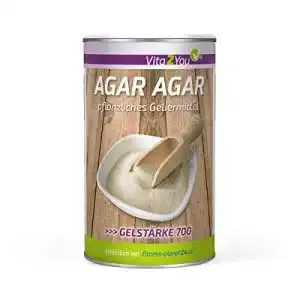 Vita2You Agar Agar 200g, Geliermittel, glutenfrei, aus Rotalgen