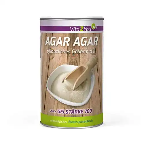 Vita2You Agar Agar 200g, Geliermittel, glutenfrei, aus Rotalgen