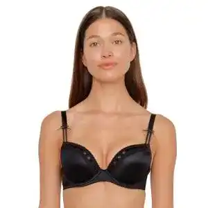 Dirndl BH Susa Push Up BH 7432 mit Bügel und Häkelbändchen