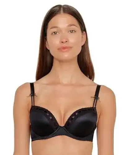 Dirndl BH Susa Push Up BH 7432 mit Bügel und Häkelbändchen