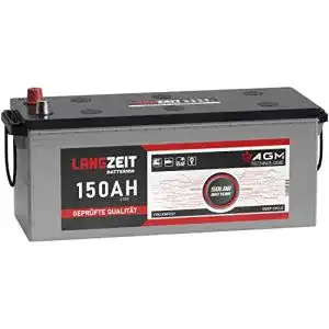 AGM-Batterie 150Ah für Solar, Wohnmobil und Boot