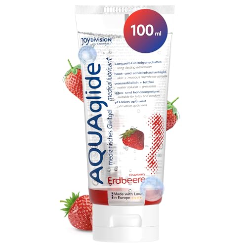 Gleitgel mit Geschmack Joydivision AQUAglide Erdbeer 100 ml