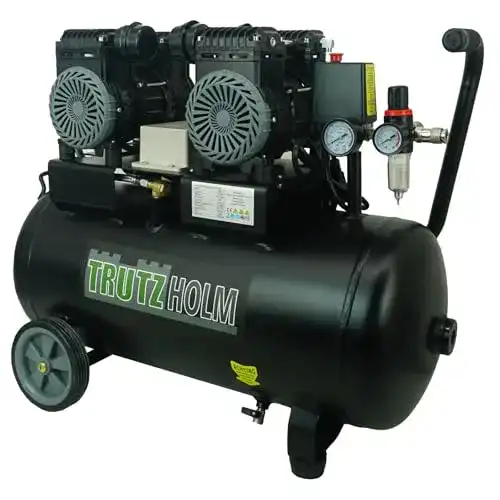 Trutzholm Brushless Silent Flüsterkompressor 50l für Hobby und Werkstatt