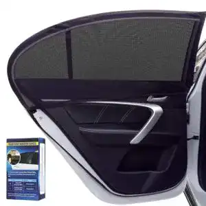 Auto Sonnenschutz LYUNIT Set mit 2 Sonnenschutzrollos für Fahrzeuge