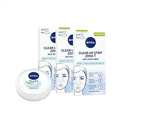 Nivea Clear-Up Strips Zone T Pflaster gegen Mitesser im 3er Pack