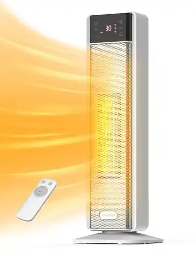 Heizlüfter mit Fernbedienung von Pelonis – Elektrischer Heizlüfter 2000W