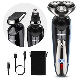 USB Rasierer Pritech 3-in-1 Elektrorasierer für Herren