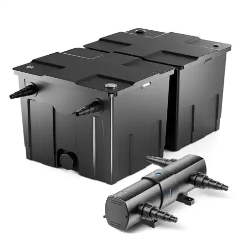 Sunsun Teichfilter Wiltec Komplettset CBF-350B für Teiche bis 60000 Liter