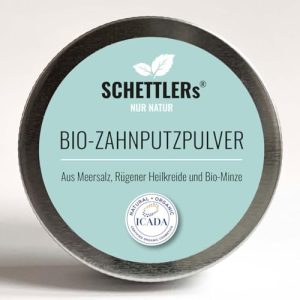 Schettlers Bio-Zahnputzpulver 30g in praktischer Schraubdose