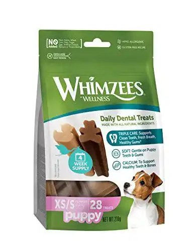 Leckerli für Welpen: Whimzees By Wellness Puppy Stix Kauknochen