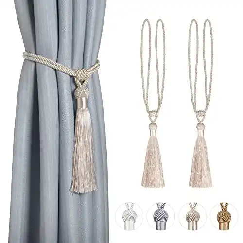 Raffhalter Dalababa 2 Stück Vorhanghalter Polyester