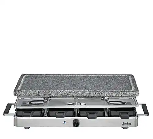 Spring Raclette mit Alugrillplatte KP3267410001 und Granitstein