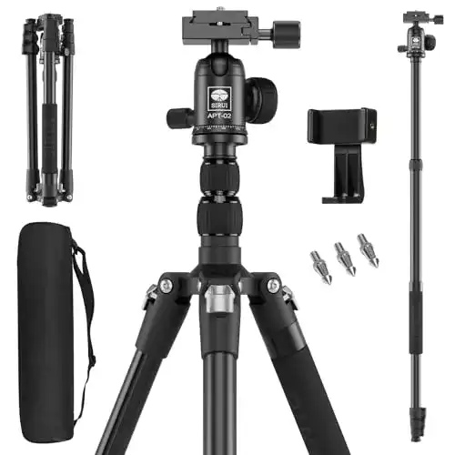 Sirui APT-02 2-in-1 Stativ und Monopod Set mit 360° Kugelkopf