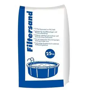 Filtersand Hamann Mercatus GmbH 0,4-0,8 mm 25 kg für Filteranlagen