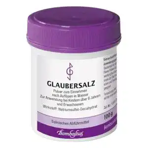 Abführmittel Bombastus Glaubersalz Pulver 100 g