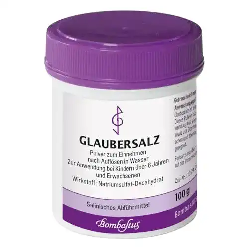 Abführmittel Bombastus Glaubersalz Pulver 100 g