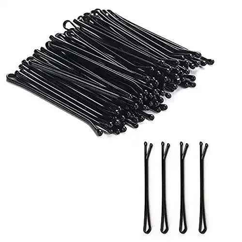 Haarnadeln Olisang 200 Stück Haarspangen aus Metall, 5,5 cm