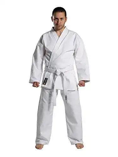 Karateanzug Kwon Taedo für Taekwondo und Karate, 8 OZ, weiß