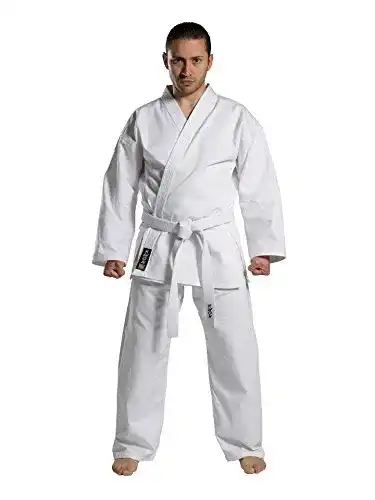 Karateanzug Kwon Taedo für Taekwondo und Karate, 8 OZ, weiß