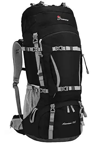 Rucksack 70 Liter MOUNTAINTOP Trekkingrucksack mit Regenschutz