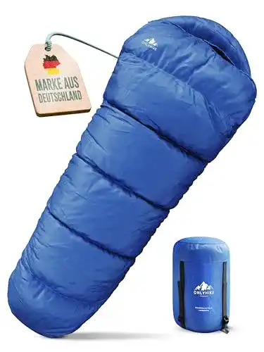 Schlafsack 4 Jahreszeiten Onlyhike für Outdoor-Aktivitäten