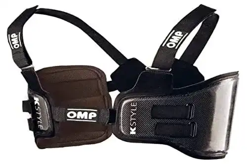 Rippenschutz OMP KK047E007L Carbon-Faser-Costilla Schutzweste Größe L