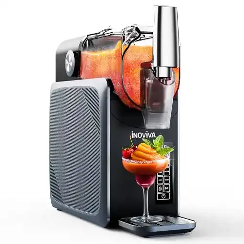 Inoviva Slushy Maker Slush Maschine mit 2L Kapazität und Selbstreinigung
