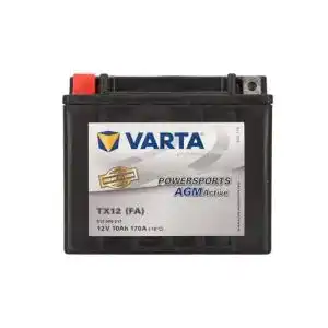 Motorradbatterie 12 V 10 Ah von Varta für verschiedene Fahrzeuge