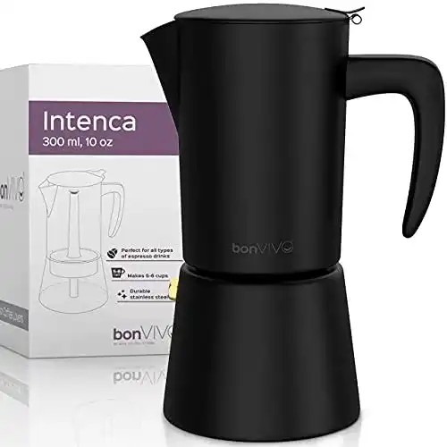 Espressokocher bonVIVO für Induktion – Edelstahl und vielseitig einsetzbar