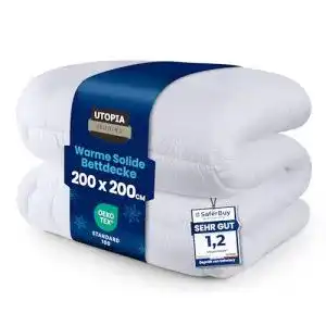 Bettdecke 200 x 200 cm von Utopia Bedding, Ganzjahresdecke