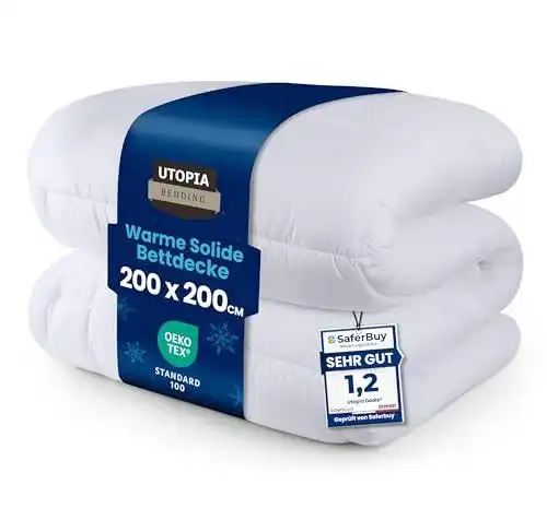 Bettdecke 200 x 200 cm von Utopia Bedding, Ganzjahresdecke