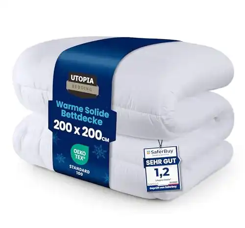 Bettdecke 200 x 200 cm von Utopia Bedding, Ganzjahresdecke
