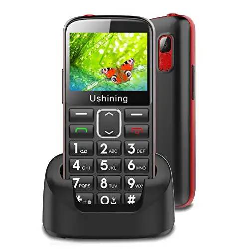 Seniorenhandy ukuu ohne Vertrag mit Ladestation und 2,3 Zoll Display