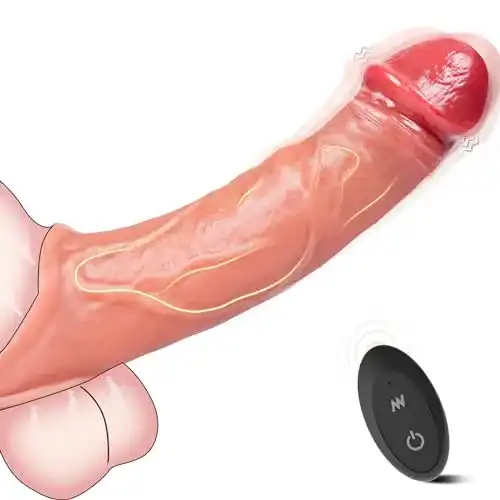 Mikymiky Penishülle mit 10 Vibrationsmodi für Männer