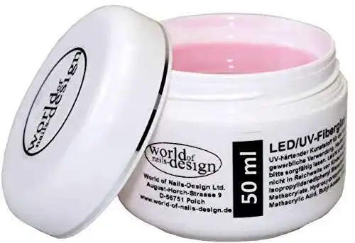 UV-Gel für LED/UV-Nägel Dickviskoses Fiberglasgel in Rosa