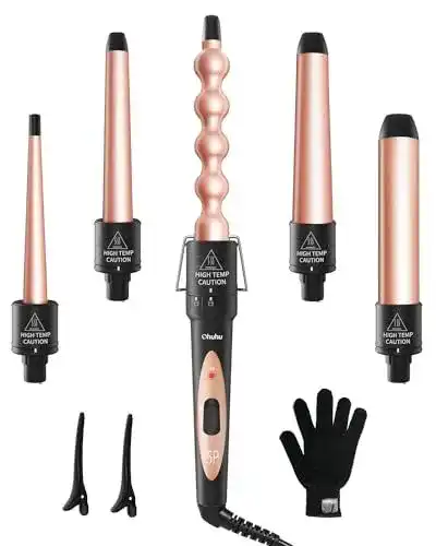Lockenstab Set von Ohuhu mit Keramikbeschichtung