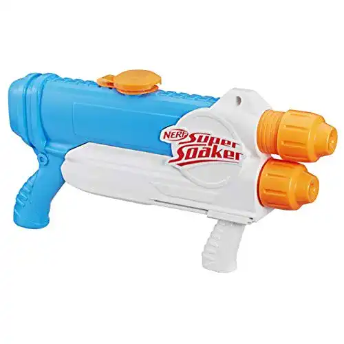 Wassergewehr Super Soaker Barracuda mit zwei Wasserstrahlen