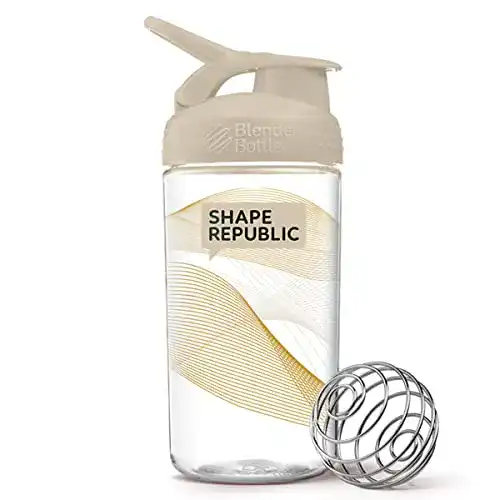 Eiweiß-Shaker Shape Republic BlenderBottle für proteinreiche Getränke