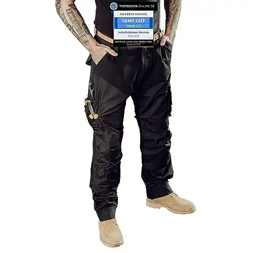 Arbeitshose POLIER Männer Premium-Line mit Anti-Loch-Garantie