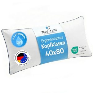 Third of Life Kopfkissen 40×80 inSPIRO für ergonomischen Schlaf
