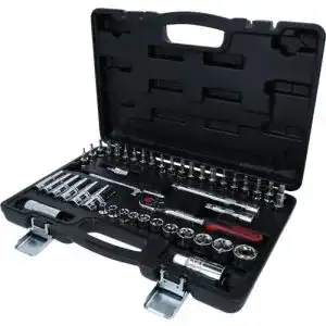 KS Tools Ratschenkasten 3/8 Zoll Chrome Steckschlüssel-Satz 46-teilig