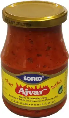 Ajvar Sofko scharf 350g – Pikante Gewürzmischung aus Mazedonien