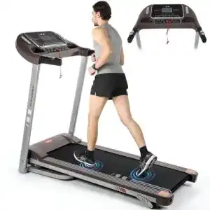 ISE Profi Laufband klappbar mit 12 Trainingsprogrammen