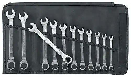 Stahlwille Ringmaulschlüssel Ratschen-Set, 12-teilig